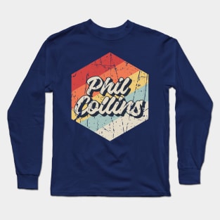 Phil Collins Retro Long Sleeve T-Shirt